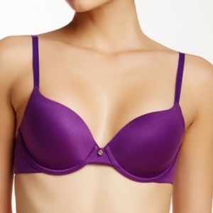 Betsey Johnson Purple Convertible Underwire Bra 32